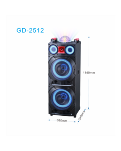 اسپیکر بلوتوثی قابل حمل مدلgd-2512