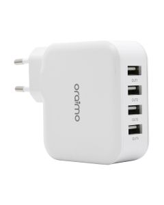 شارژر دیواری ارایمو PowerCube 4P مدل OCW-E81F به همراه کابل USB Type-A به Micro USB