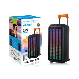 اسپیکر بلوتوثی قابل حمل چمدانی مدل ndr-1098