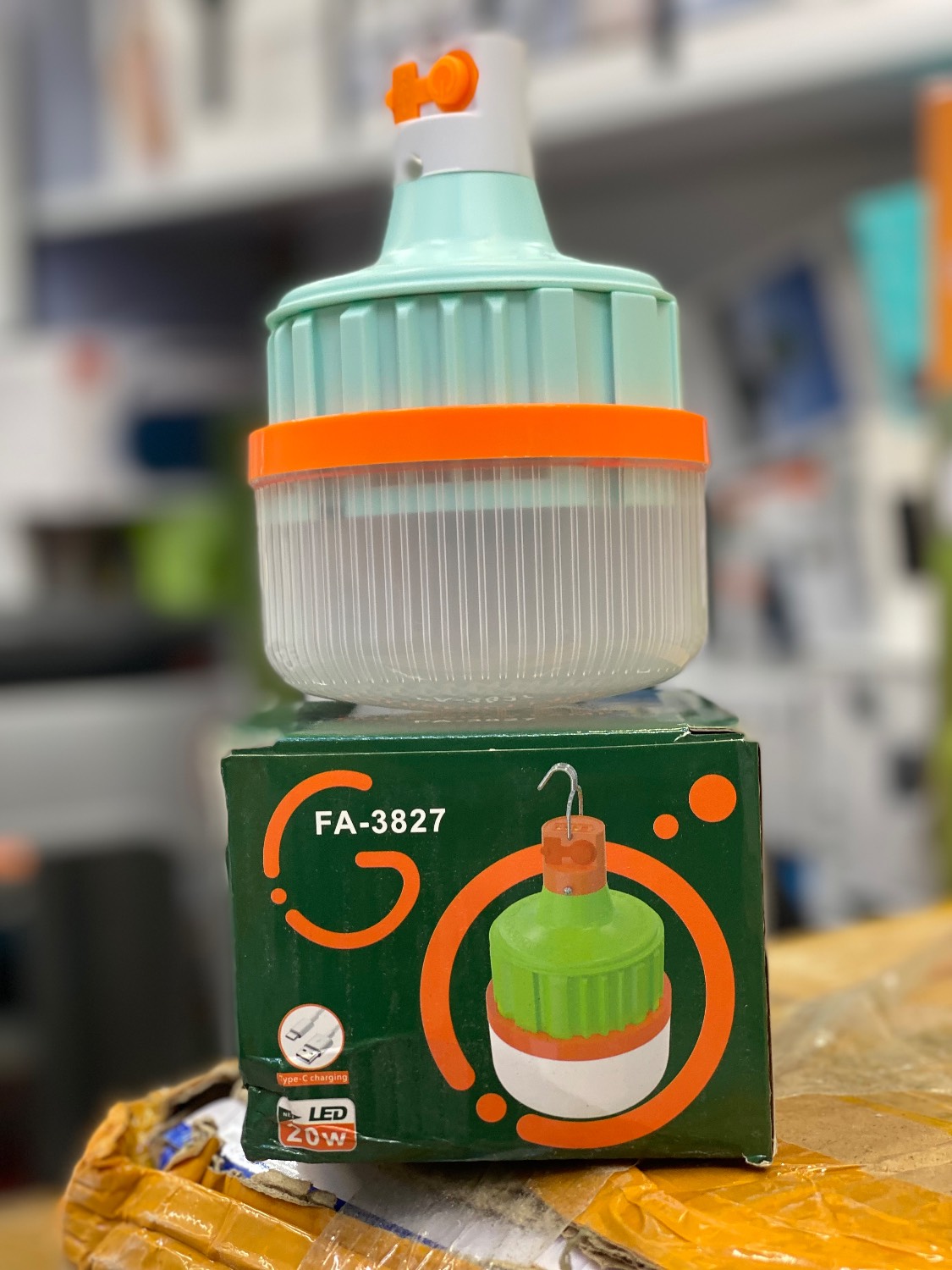 لامپ شارژی 20 وات LED مدل FA-3827