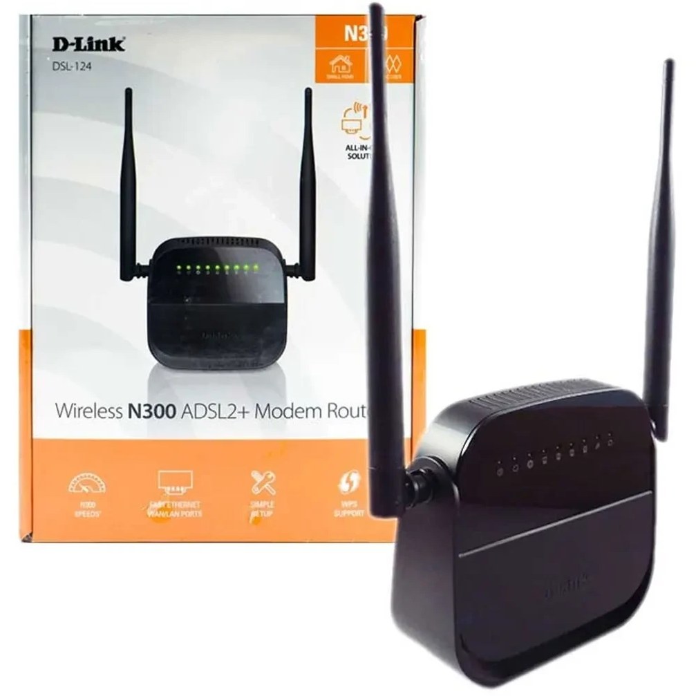 مودم روتر دی لینک مدل DSL-124 - Image 2