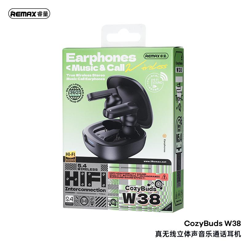 هندزفری بلوتوثی ریمکس مدل W38CozyPods - Image 2