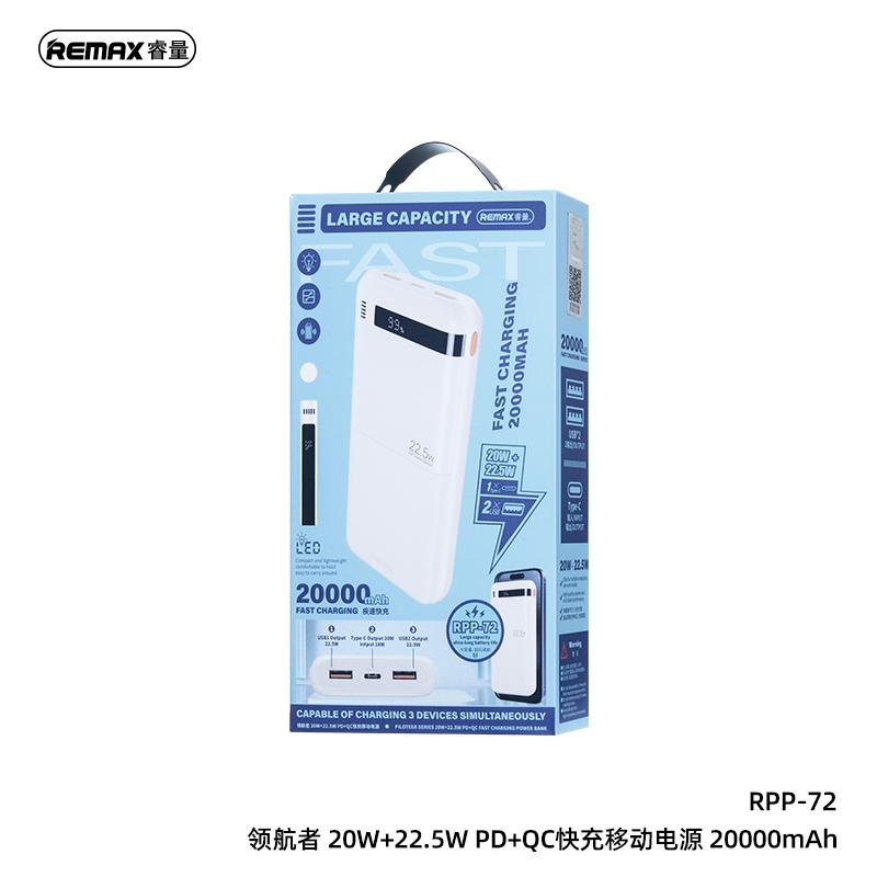 پاوربانک 20 هزار ریمکس مدل RPP-72 - Image 2