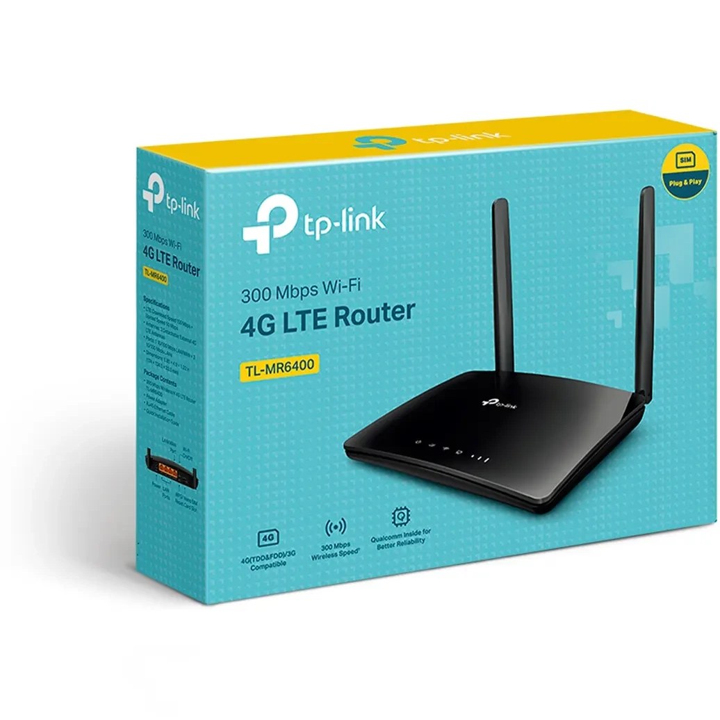مودم روتر ۴G LTE تی پی-لینک مدل TL-MR6400 بی سیم N300 - Image 3