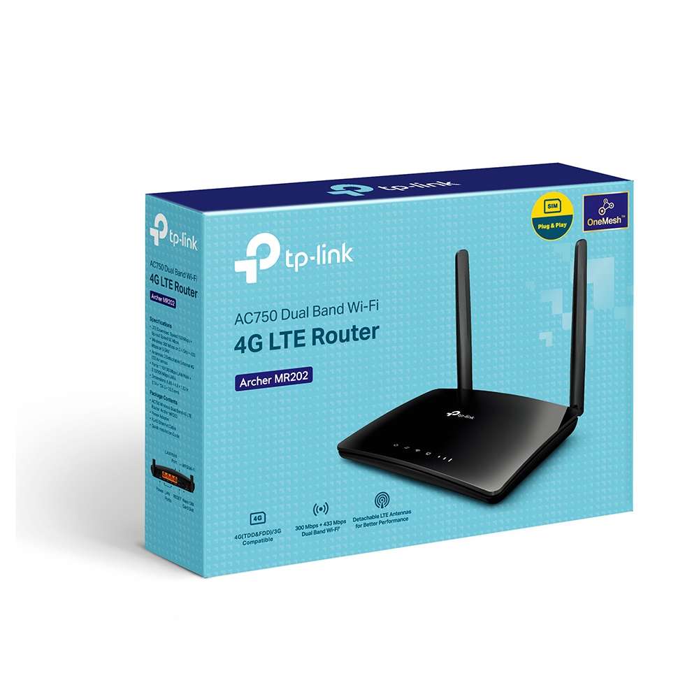 روتر 4G LTE تی پی-لینک مدل Archer MR202 دوباند بیسیم