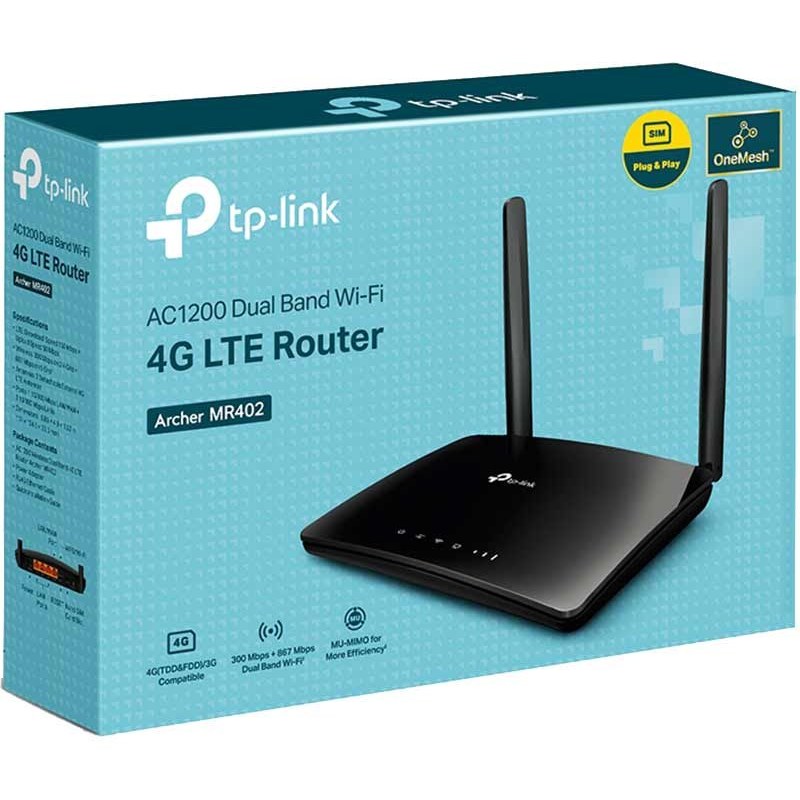 مودم روتر بی سیم 4G LTE تی پی لینک مدل MR402 - Image 2