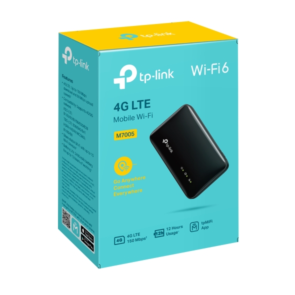 مودم سیمکارتی 4G/LTE قابل حمل Wi-Fi6 تی پی لینک M7005